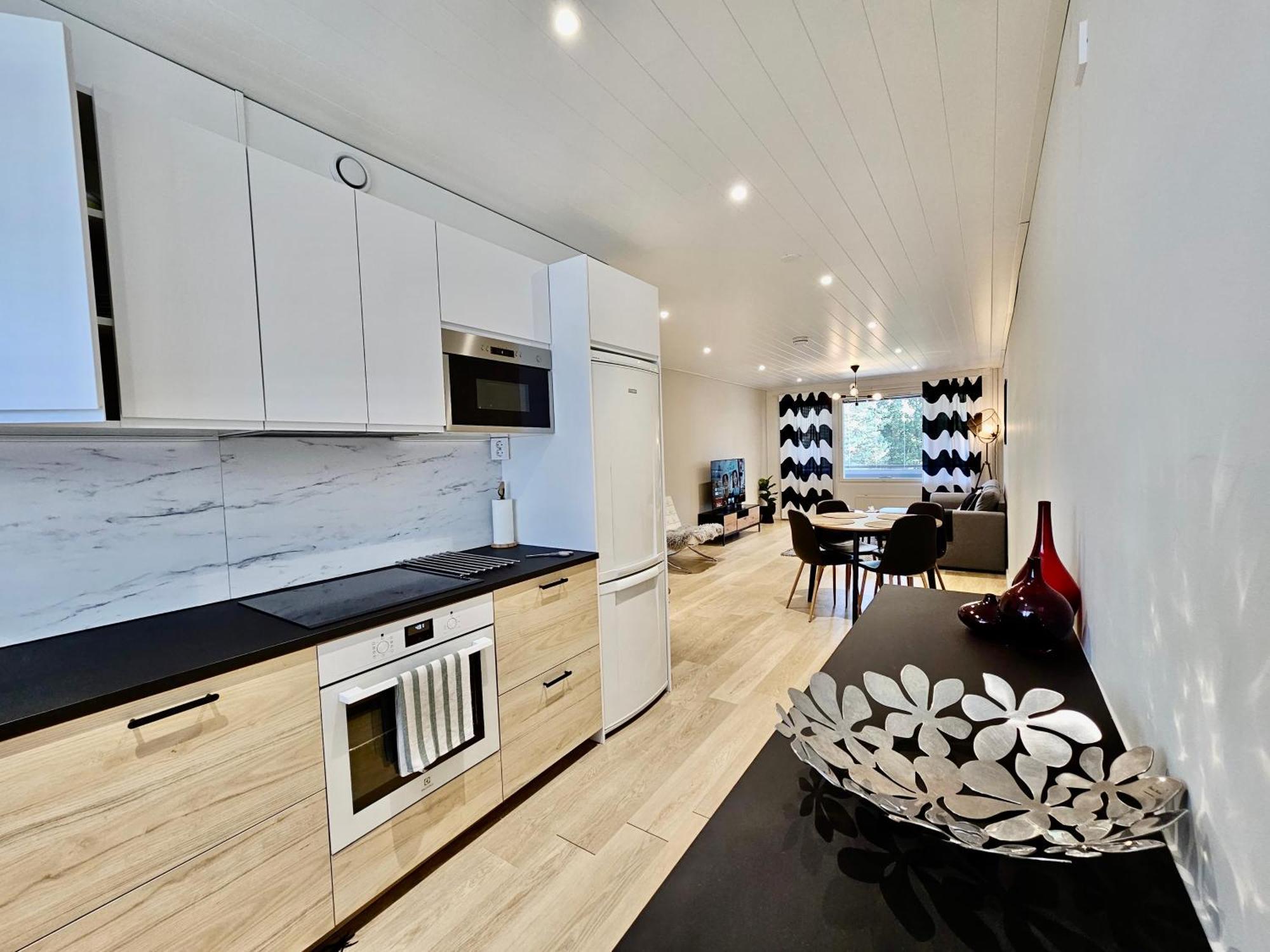 Elegant Apartment With Sauna In The Center Рованиеми Екстериор снимка